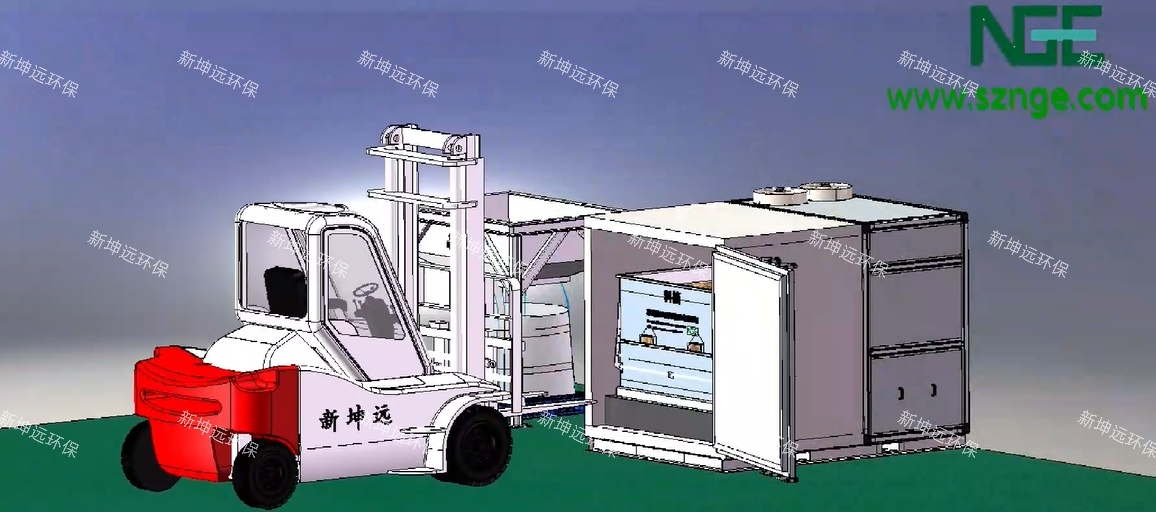 零排放——箱体式低温干燥机从进料到出泥全记录