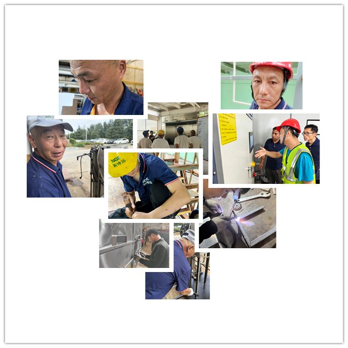 Hot and scorching heat, pay tribute to everyone who sticks to Xin Kun Yuan